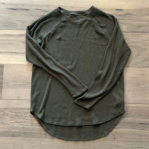 American Eagle Waffle knit shirt